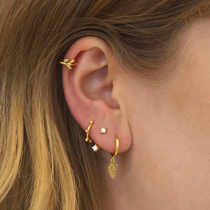 Main Character Single Earring - Bohemian Drop Hoop