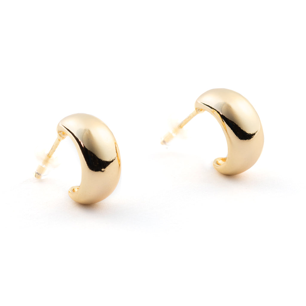Vintage Hoop Post Earrings