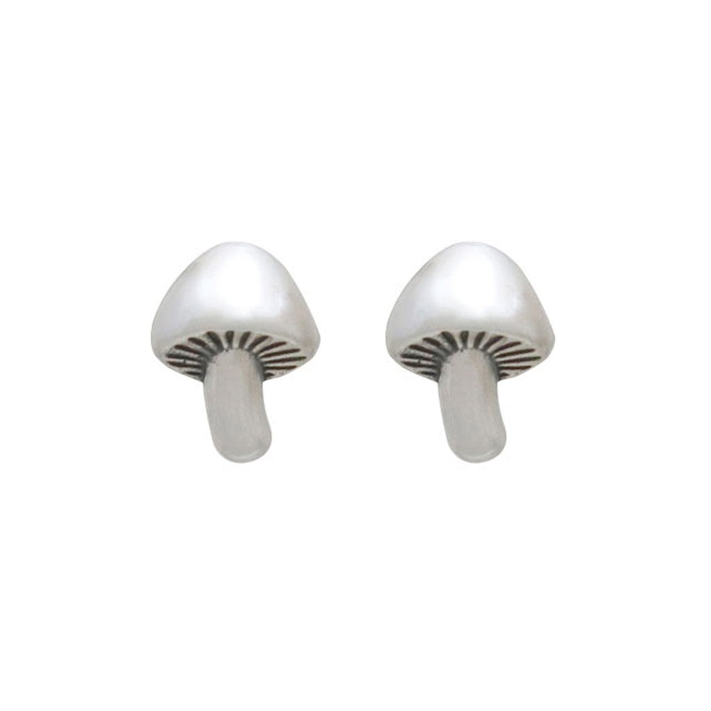 Mushroom Post Earrings