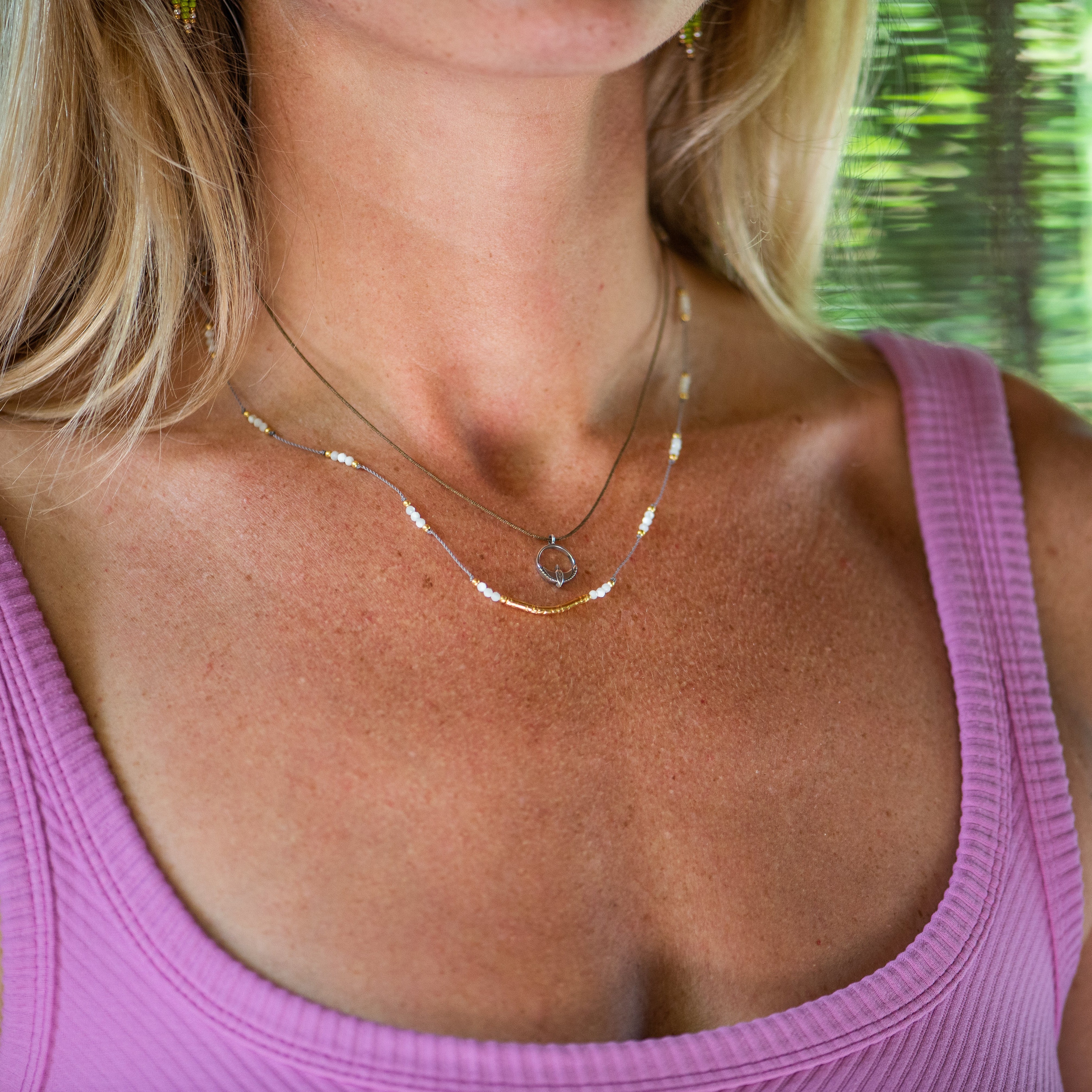 Crescendo Necklace - Mother of Pearl