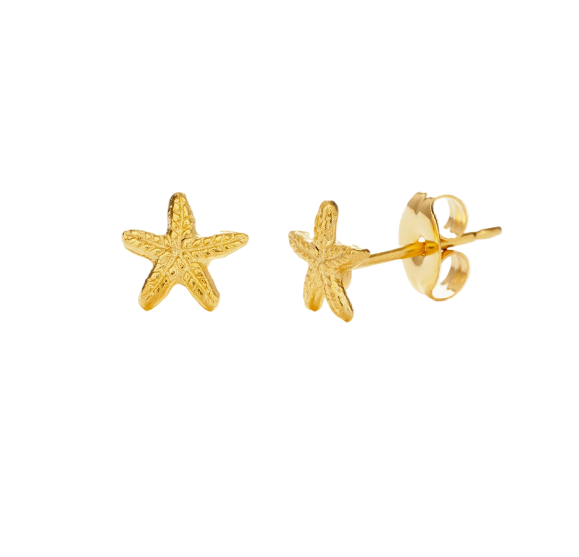 Tiny Starfish Stud Earrings