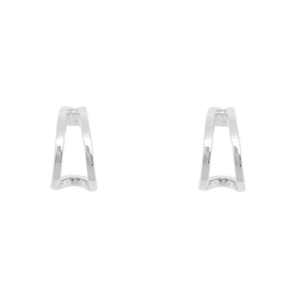Double Hoop Post Earrings