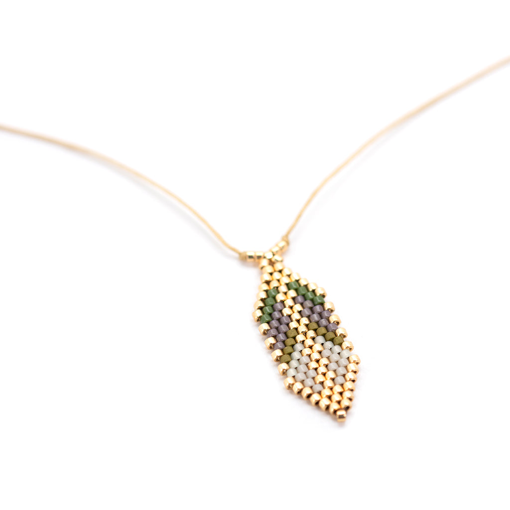 FINAL SALE - Take Flight Necklace - Forest