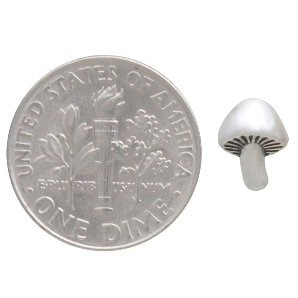 Mushroom Post Earrings